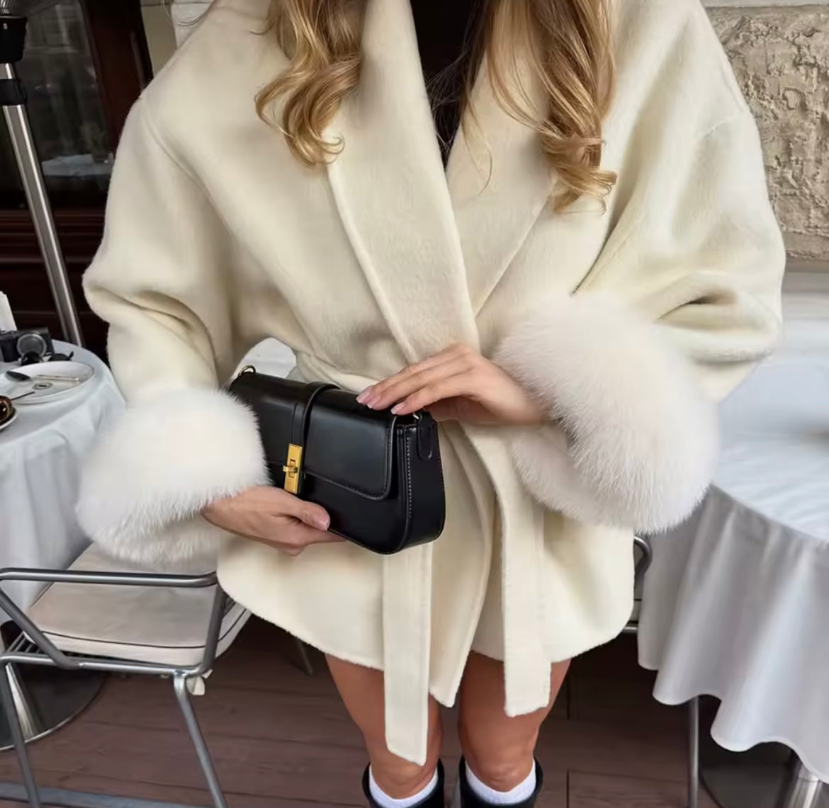 Liva Luxe Kunstpelzjacke